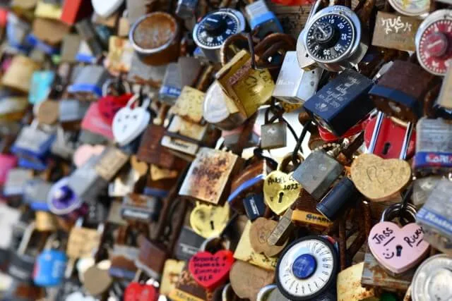 Photo of Pier 39, San Francisco, California: Love Locks.